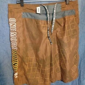 One More Round Men's Brown Shorts
